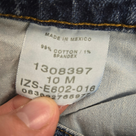 90s Vintage Riders Medium Wash Straight Leg High Waisted Mom Jeans Size 10 - Picture 4 of 7